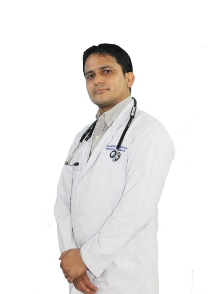 Portrait of Dr. Dinesh Prasad Koirala